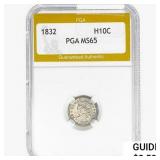 1832 Capped Bust Half Dime PGA MS65