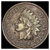 1886 Indian Head Cent CLOSELY UNCIRCULATED