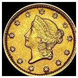 1853 Liberty Head Gold Dollar CLOSELY UNCIRCULATED