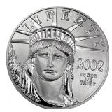 2002 US 1oz Platinum Eagle SUPERB GEM BU