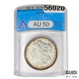 1901 Morgan Silver Dollar ANACS AU50