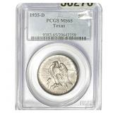 1935-D Texas Commemorative Half PCGS MS6