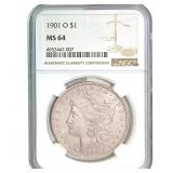 1901-O Morgan Dollar NGC MS64
