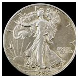 1935 Walking Liberty Half Dollar CLOSELY UNCIRCULA