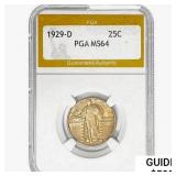 1929-D Standing Liberty Quarter PGA MS64