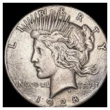 1928 Peace Silver Dollar LIGHTLY CIRCULATED