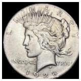 1928 Peace Silver Dollar LIGHTLY CIRCULATED