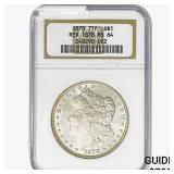 1878 7TF Morgan Silver Dollar NGC MS64