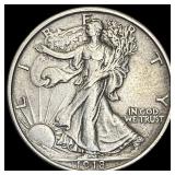 1918 Walking Liberty Half Dollar CLOSELY UNCIRCULA