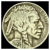 1925-S Buffalo Nickel LIGHTLY CIRCULATED