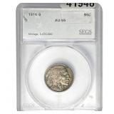 1914-S Buffalo Nickel SEGS AU55