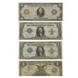 1899-1923 US Large Note Silver Certificates Lot [4