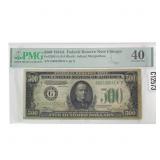 1934 A US $500 Federal Reserve Note PMG XF40