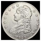 1834 Capped Bust Half Dollar LIGHTLY CIRCULATED