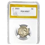 1923 Buffalo Nickel PGA MS67