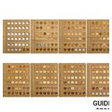 1934-2014 GEM BU Lincoln Cent Collection [245 Coin