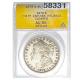 1878 Morgan Dollar ANACS AU50 Details