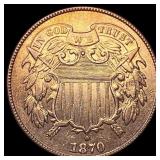 1870 Two-Cent Piece UNCIRCULATED