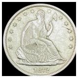 1872-S Seated Liberty Half Dollar