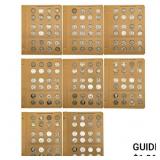 1932-1998 Washington Quarters Album [186 Coins]