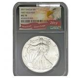 2017 American Silver Eagle NGC MS70