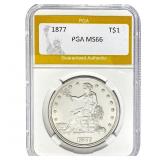 1877 Trade Dollar PGA MS66