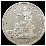 1878-S Trade Dollar CLOSELY UNCIRCULATED