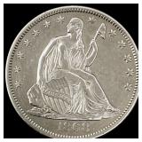 1868-S Seated Liberty Half Dollar CHOICE BU