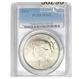 1923 Peace Dollar PCGS MS63
