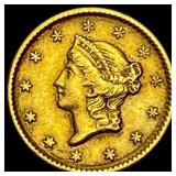 1851 Liberty Head $1 Gold Coin