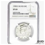 1998-S Kennedy Half Dollar NGC SP69