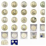 1967-1976 US 40% Silver US Coinage Lot; $18.25 Fac