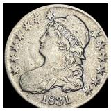 1831 Capped Bust Half Dollar