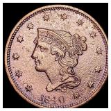 1840 Braided Hair Large Cent CLOSELY UNCIRCULATED