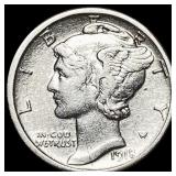 1918 Mercury Dime CLOSELY UNCIRCULATED