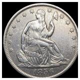 1856-O Seated Liberty Half Dollar NEARLY UNCIRCULA