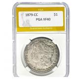 1879-CC Morgan Dollar PGA XF40