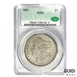 1902 Morgan Silver Dollar CAC AU58