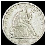 1869-S Seated Liberty Half Dollar