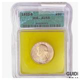 1932-S Washington Silver Quarter ICG AU55