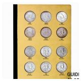 1948-1963 Franklin 50C Album [35 coins]