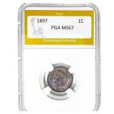 1897 Indian Head Cent PGA MS67