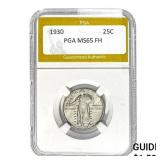 1930 Standing Liberty Quarter PGA MS65
