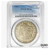 1901 Morgan Silver Dollar PCGS XF40