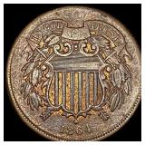 1864 Two-Cent Piece LIGHTLY CIRCULATED