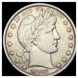 1906 Barber Half Dollar CLOSELY UNCIRCULATED