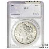 1901 Morgan Silver Dollar SEGS MS63+