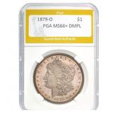 1879-O Morgan Dollar PGA MS66+ DMPL