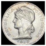 1915 Portugal 1 Escudo CHOICE AU