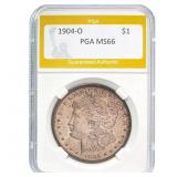 1904-O Morgan Dollar PGA MS66